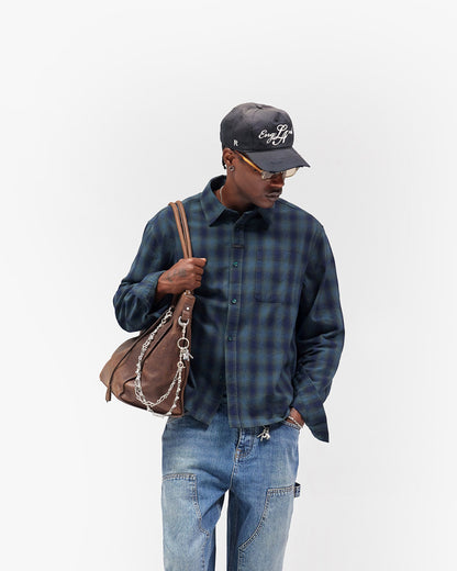 REPRESENT Resent Plaid Shirt - Dark Green