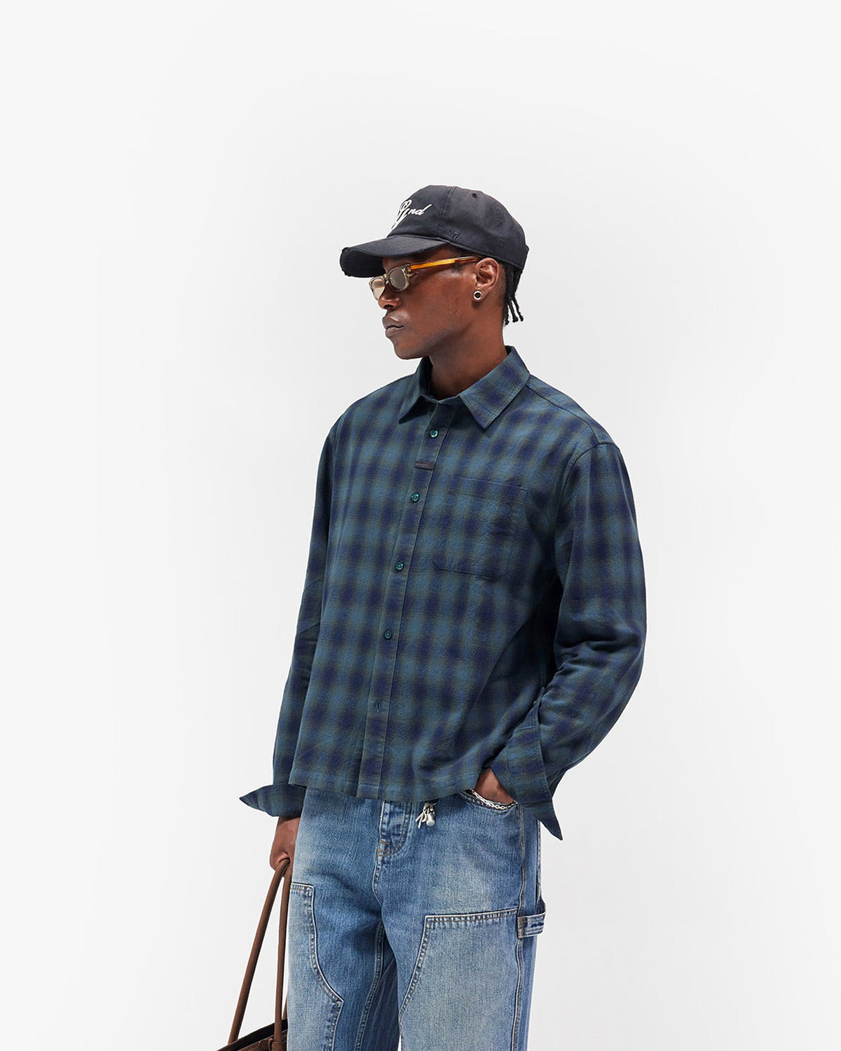 REPRESENT Resent Plaid Shirt - Dark Green