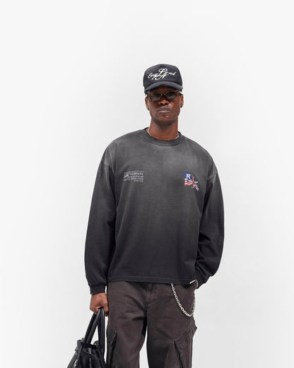 REPRESENT Eagle Long Sleeve T-Shirt - Black