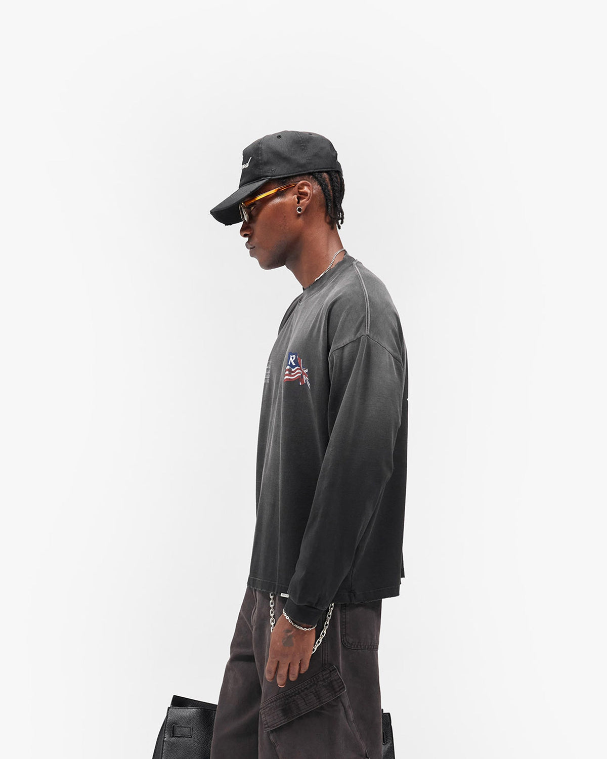 REPRESENT Eagle Long Sleeve T-Shirt - Black