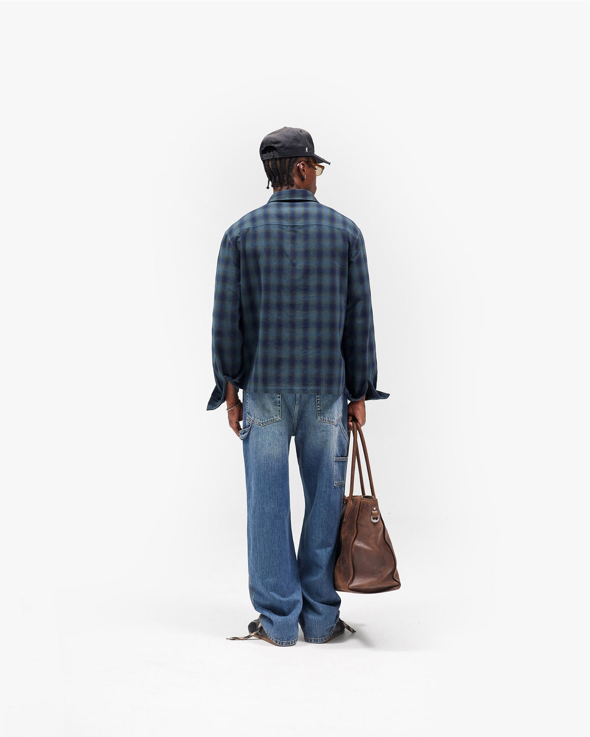 REPRESENT Resent Plaid Shirt - Dark Green