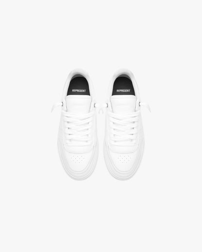 REPRESENT Initial Sneaker - Leather - Flat White