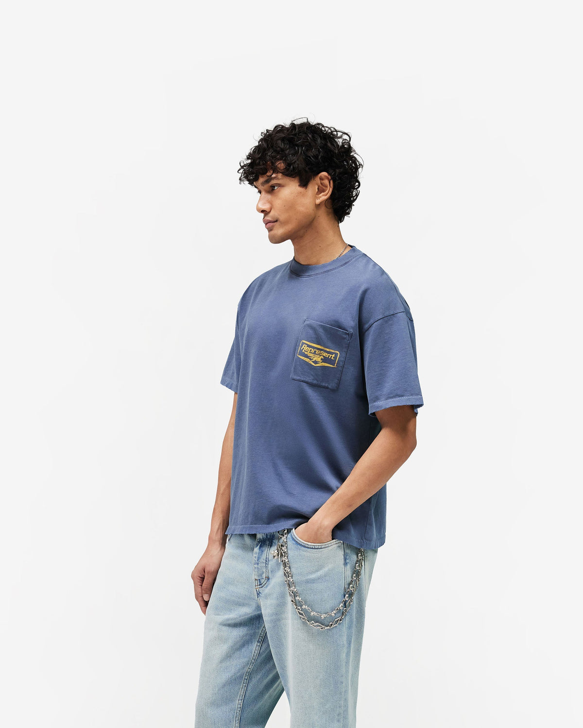 REPRESENT Nothing Faster T-Shirt - Indigo