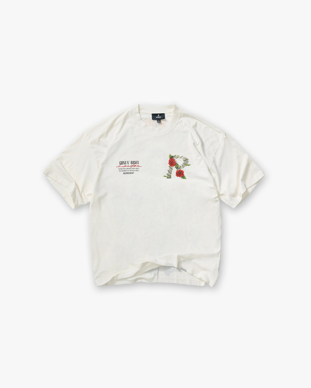 REPRESENT Represent X Guns N' Roses Tour T-Shirt - Flat White