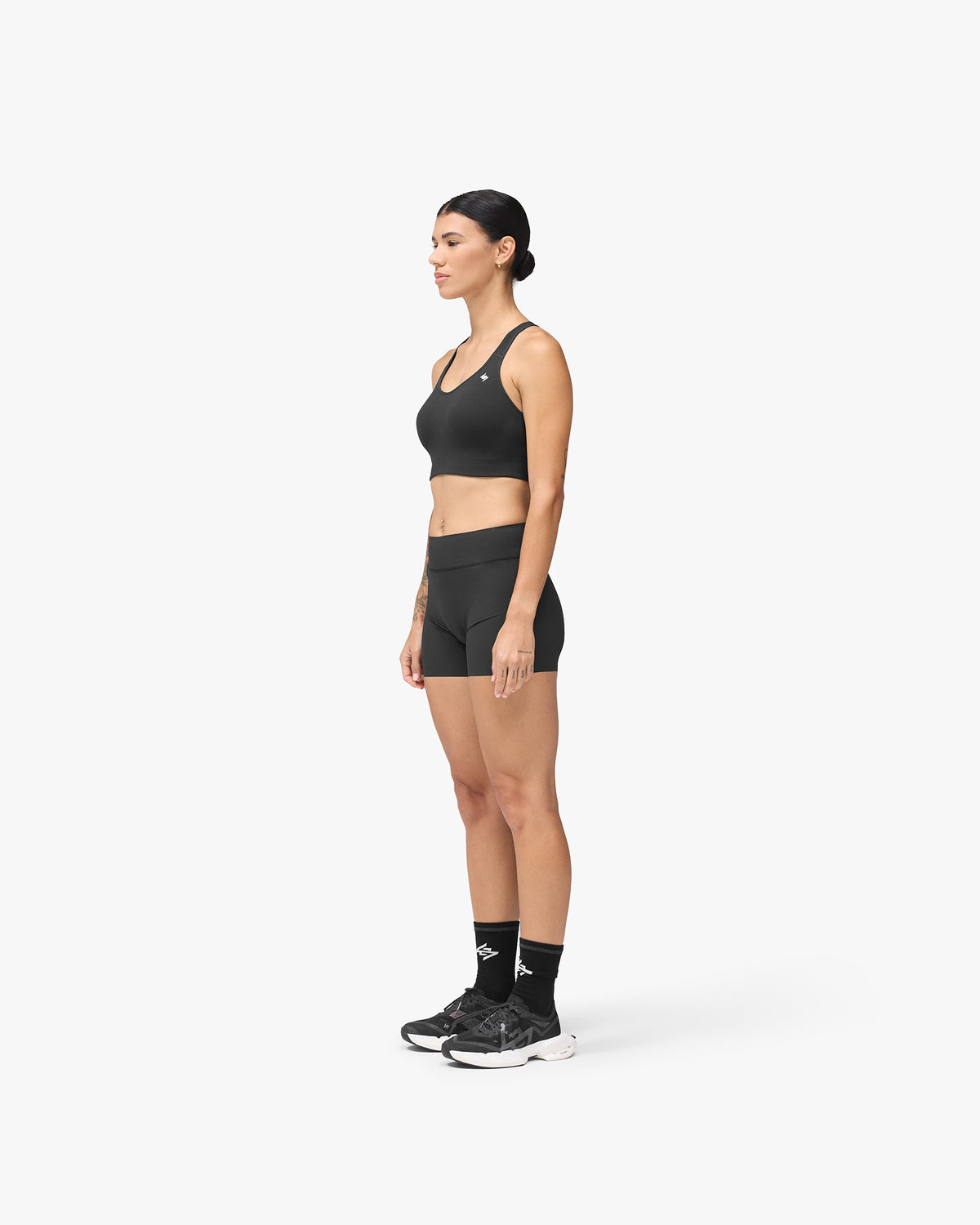 REPRESENT 247 Ghost Micro Short - Jet Black