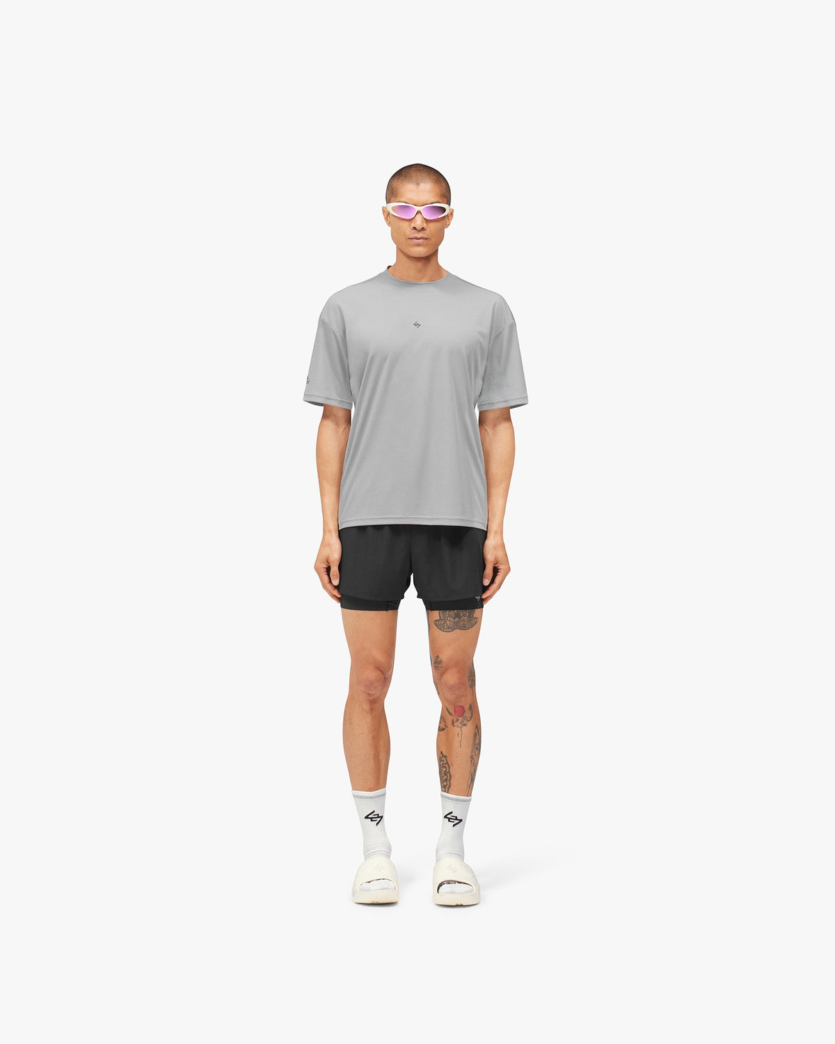 REPRESENT 247 Power Dry™ T-Shirt - Ash Grey