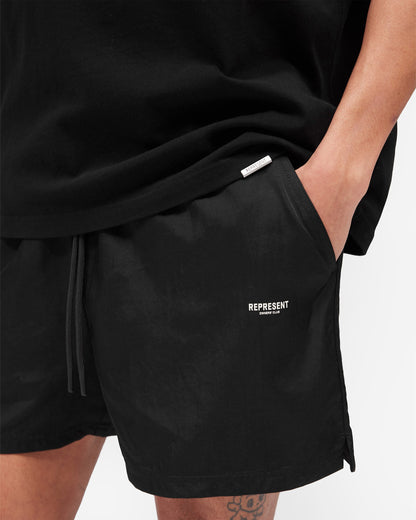 REPRESENT Micro Owners Club Swim Shorts - Black