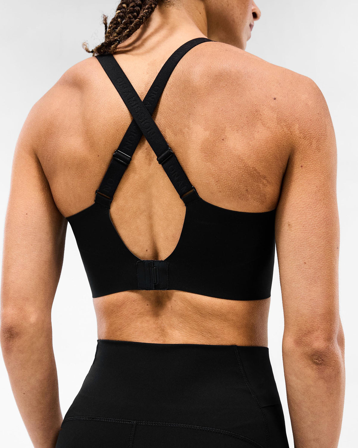 REPRESENT 247 Mid Impact Sports Bra - Black