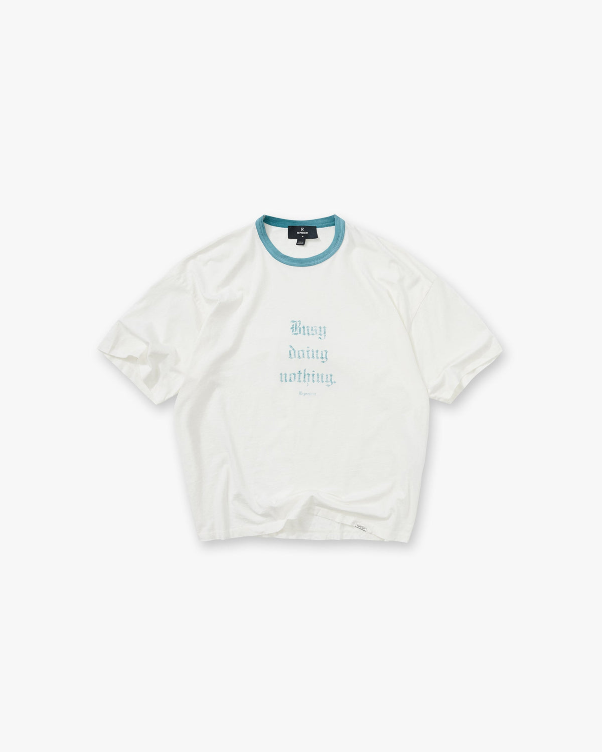 REPRESENT Busy Doing Nothing T-Shirt - Flat White