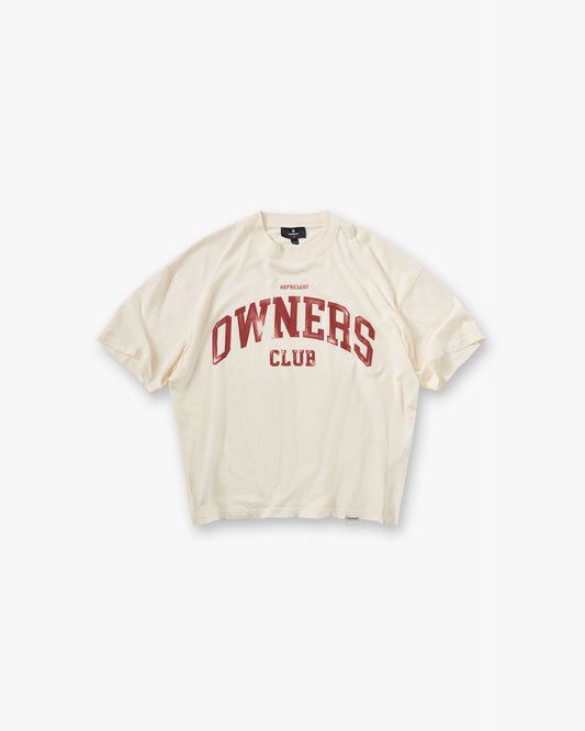 REPRESENT Represent Owners Club T-Shirt - Buttercream