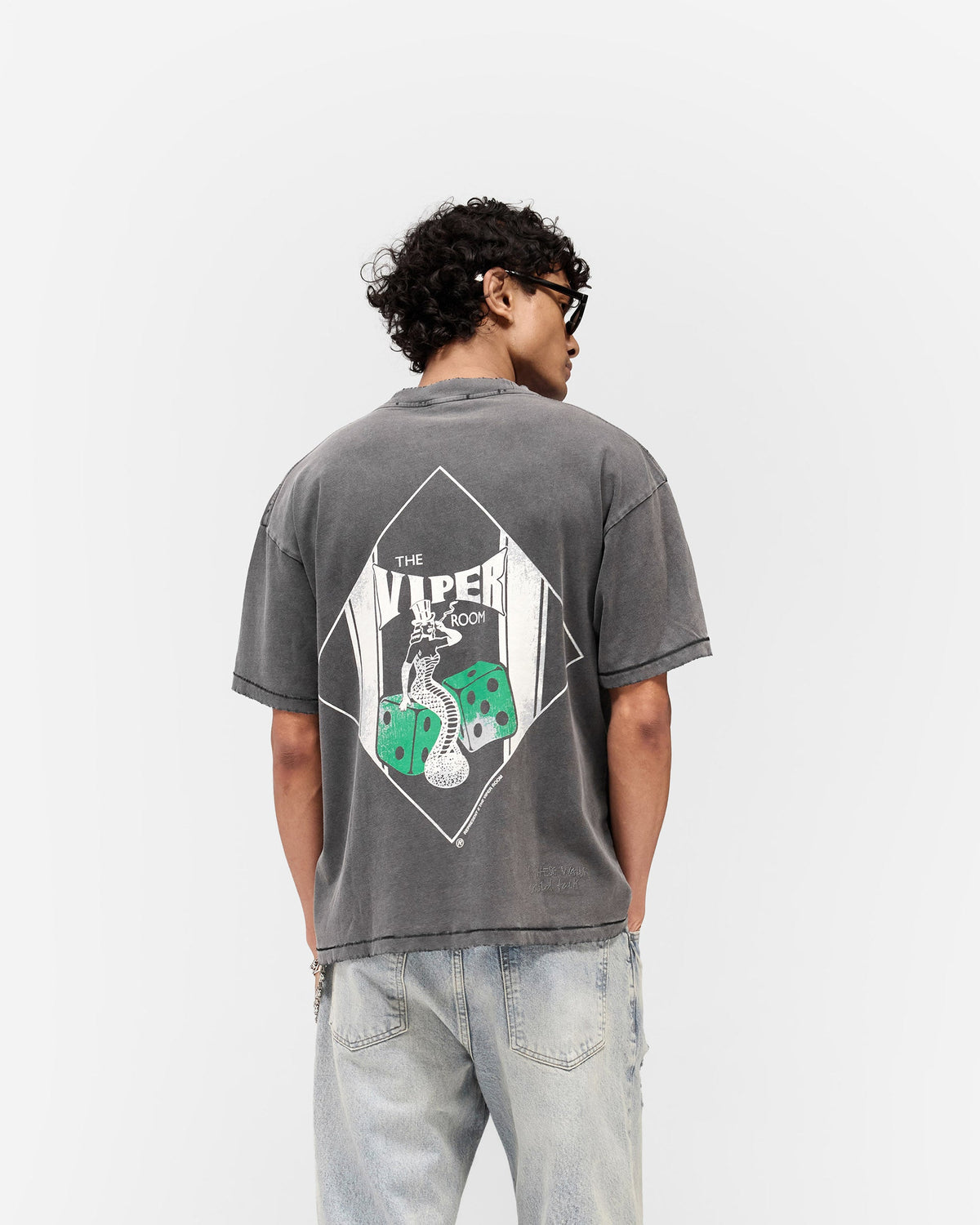 REPRESENT Represent x The Viper Room Dice T-Shirt - Vintage Grey