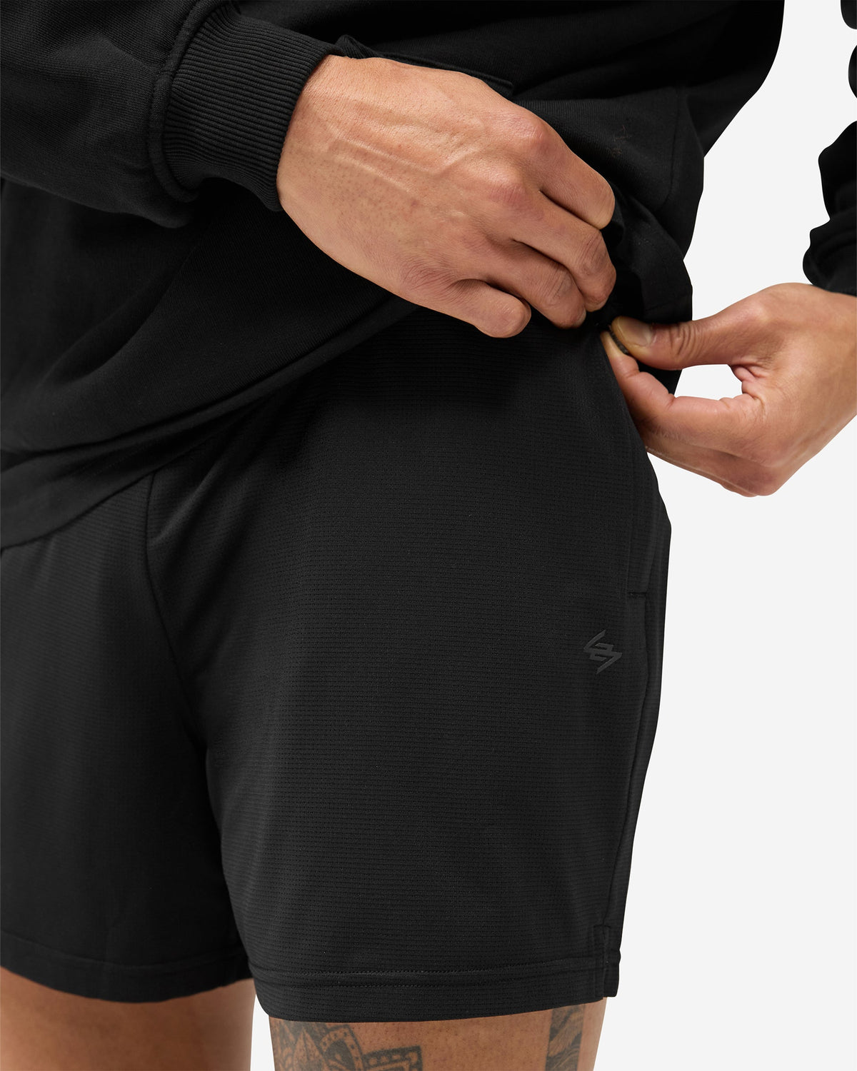 REPRESENT 247 DNA Mesh Short - Jet Black