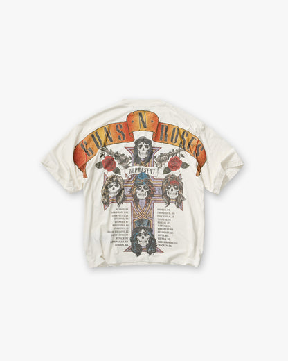 REPRESENT Represent X Guns N' Roses Tour T-Shirt - Flat White