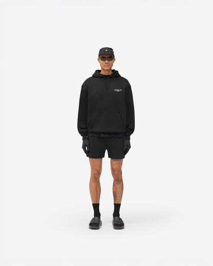 REPRESENT Team 247 Oversized Hoodie - Jet Black