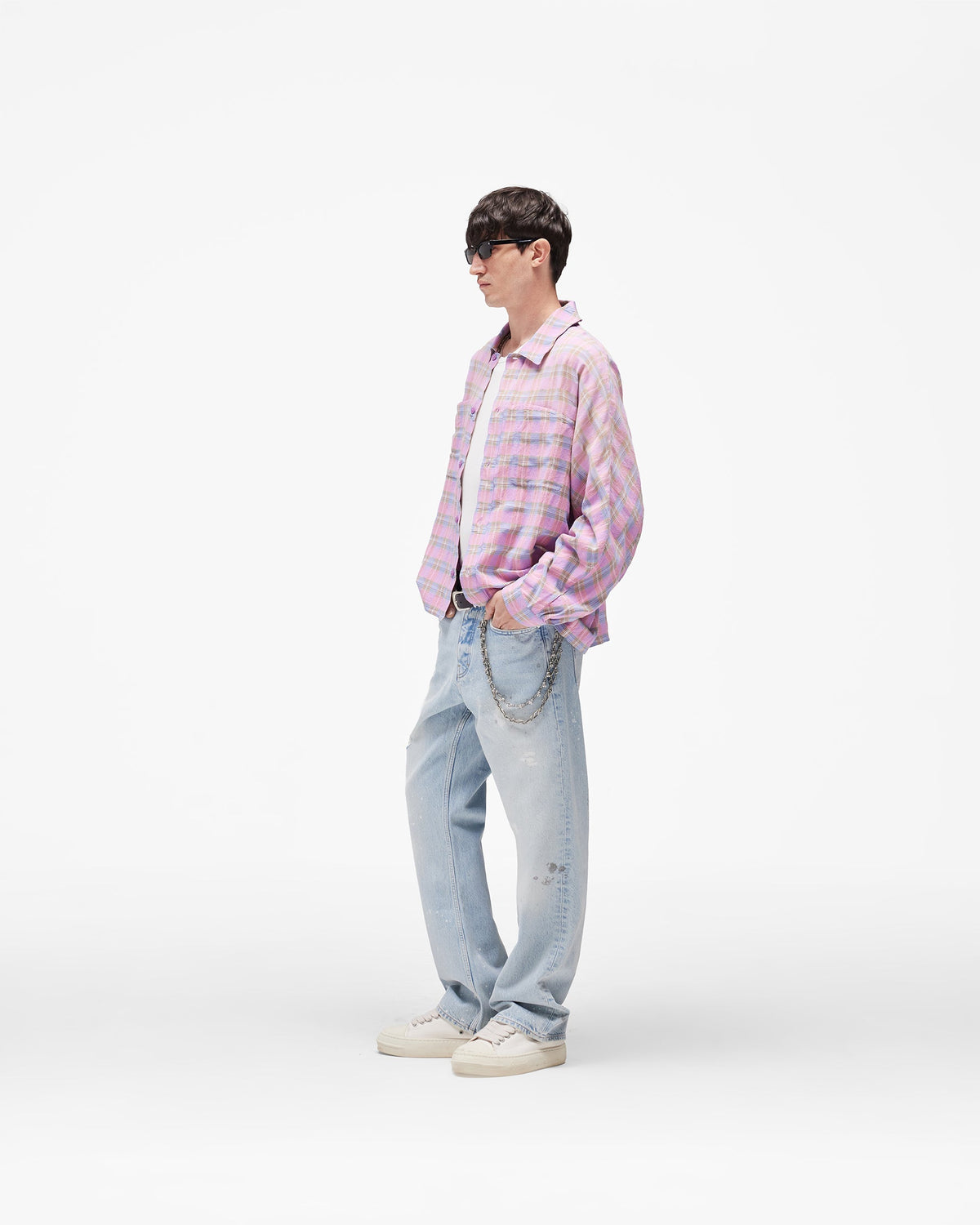 REPRESENT Painted Denim - Coastal Blue