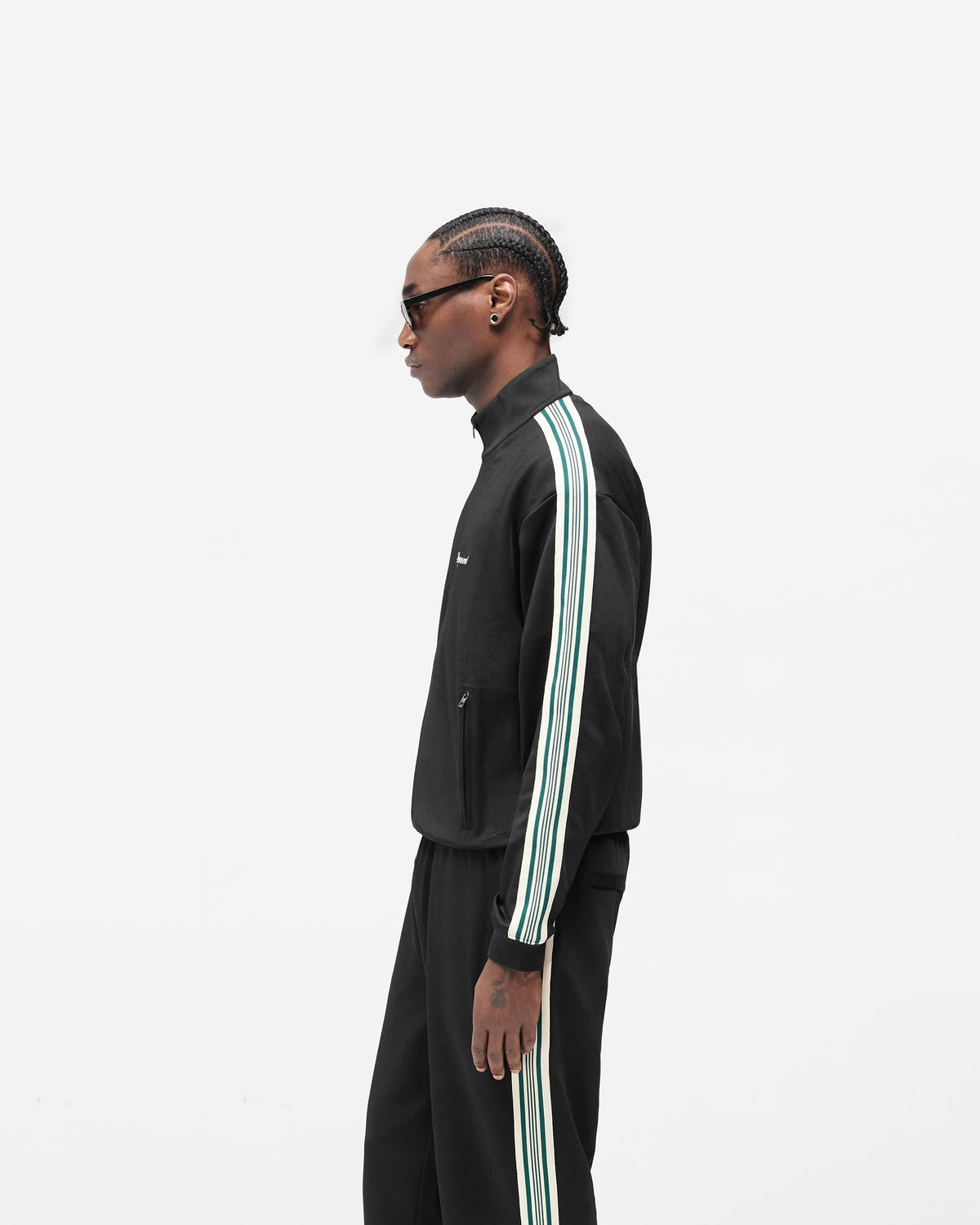 REPRESENT Taped Track Jacket - Jet Black
