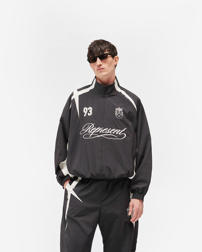 REPRESENT Track Star Jacket - Jet Black