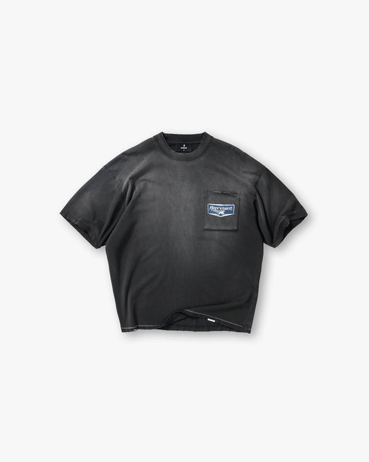 REPRESENT Nothing Faster T-Shirt - Stained Black