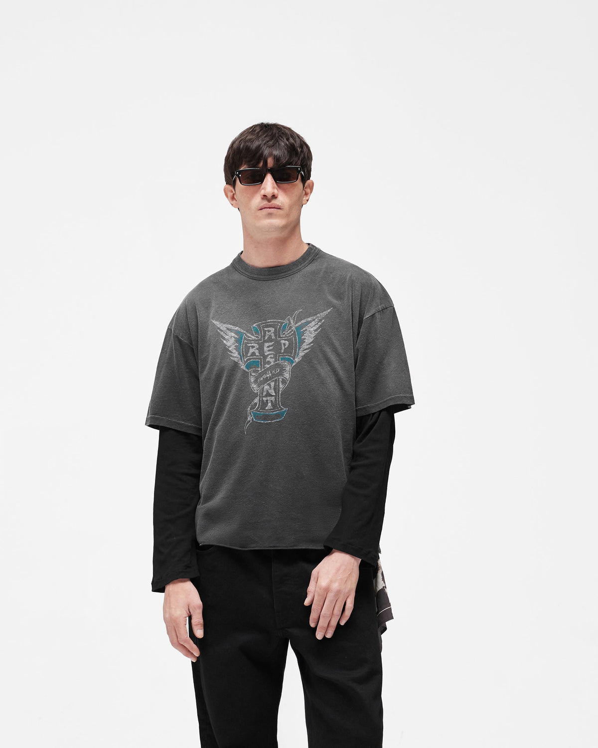 REPRESENT Westside T-Shirt - Stained Black