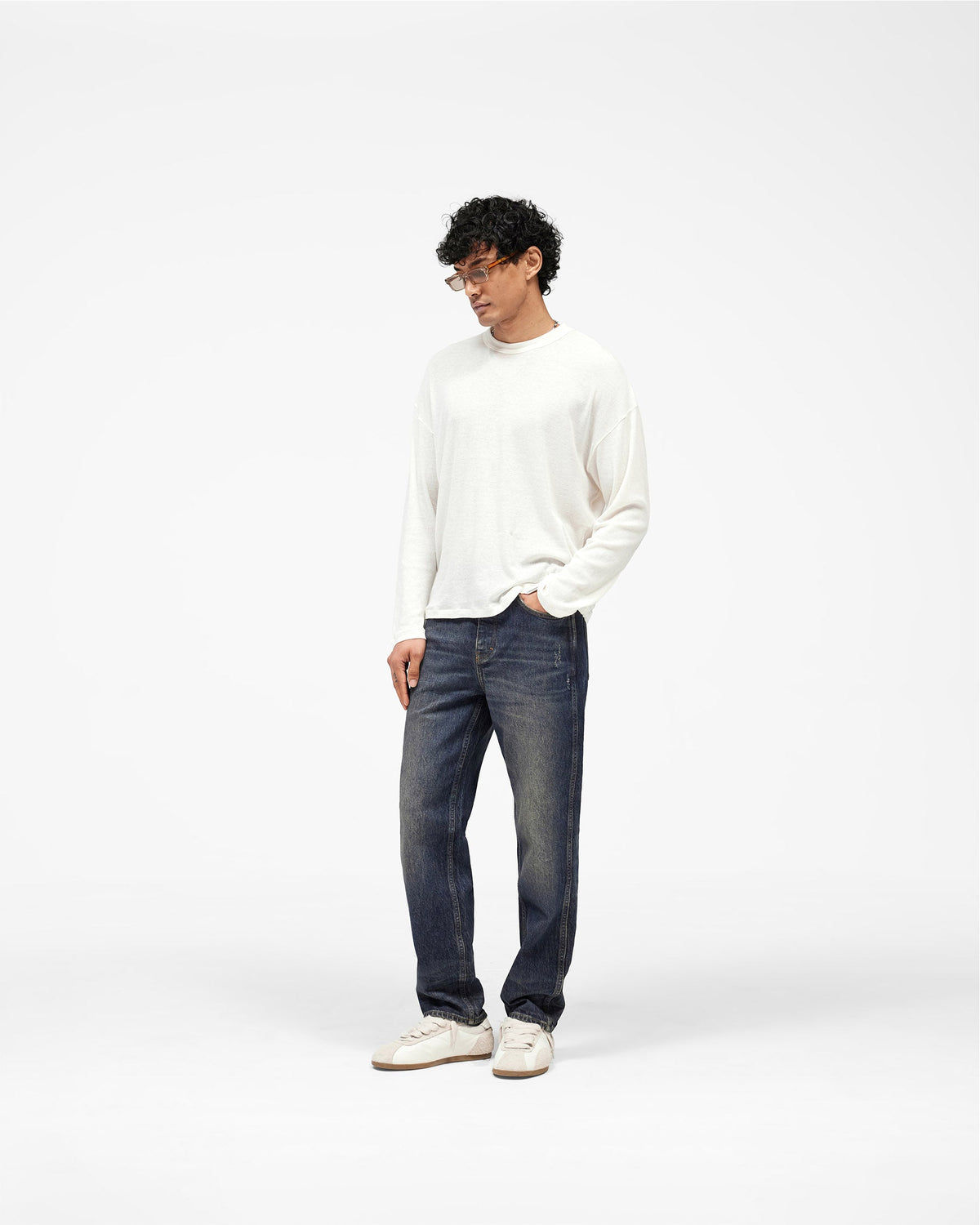 REPRESENT R1 Slim Denim - Blue Marble