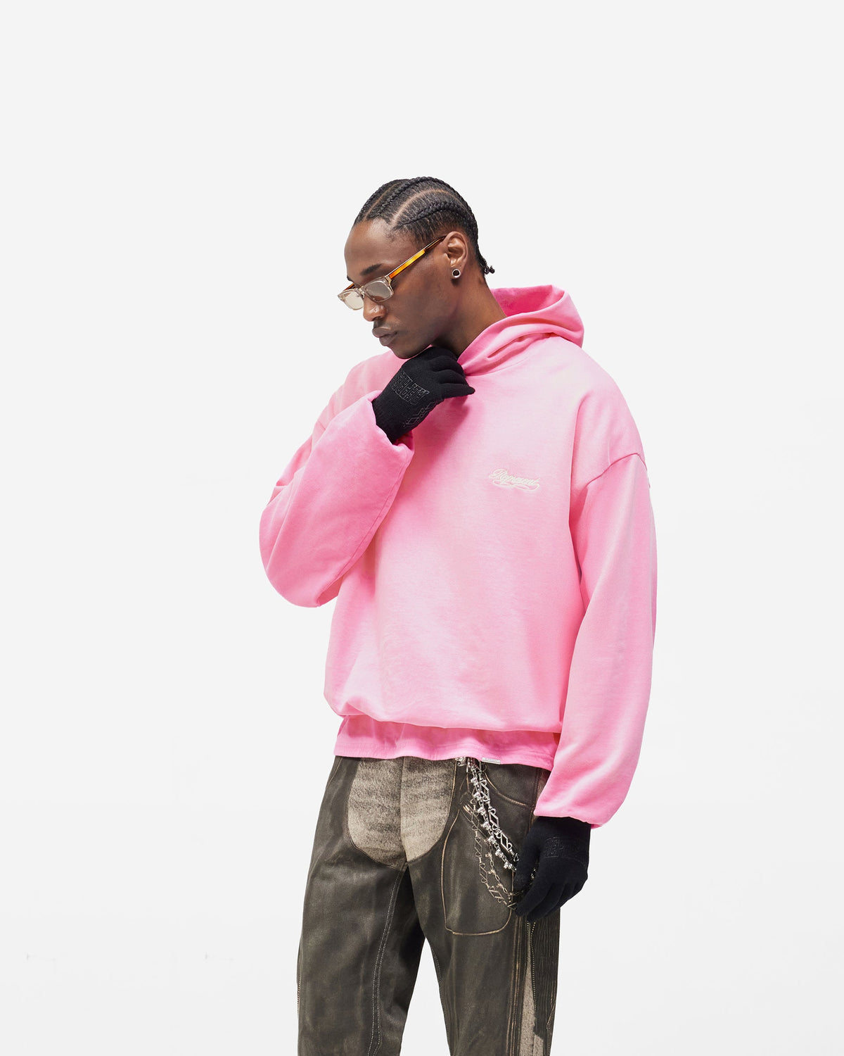 REPRESENT Dual Layer Script Hoodie - Candy