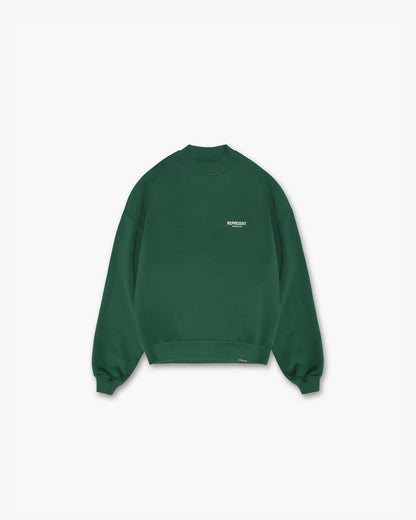 REPRESENT Represent Owners Club Sweater - Racing Green
