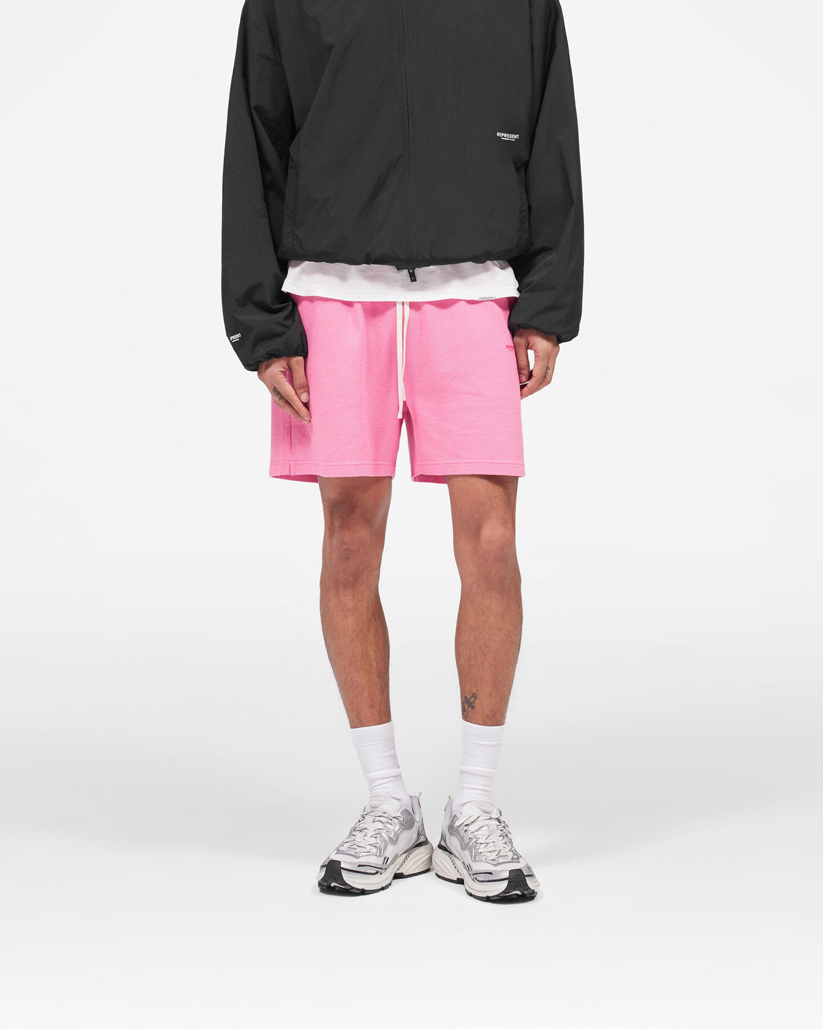 REPRESENT Micro Owners Club Mesh Shorts - Pink Lemonade
