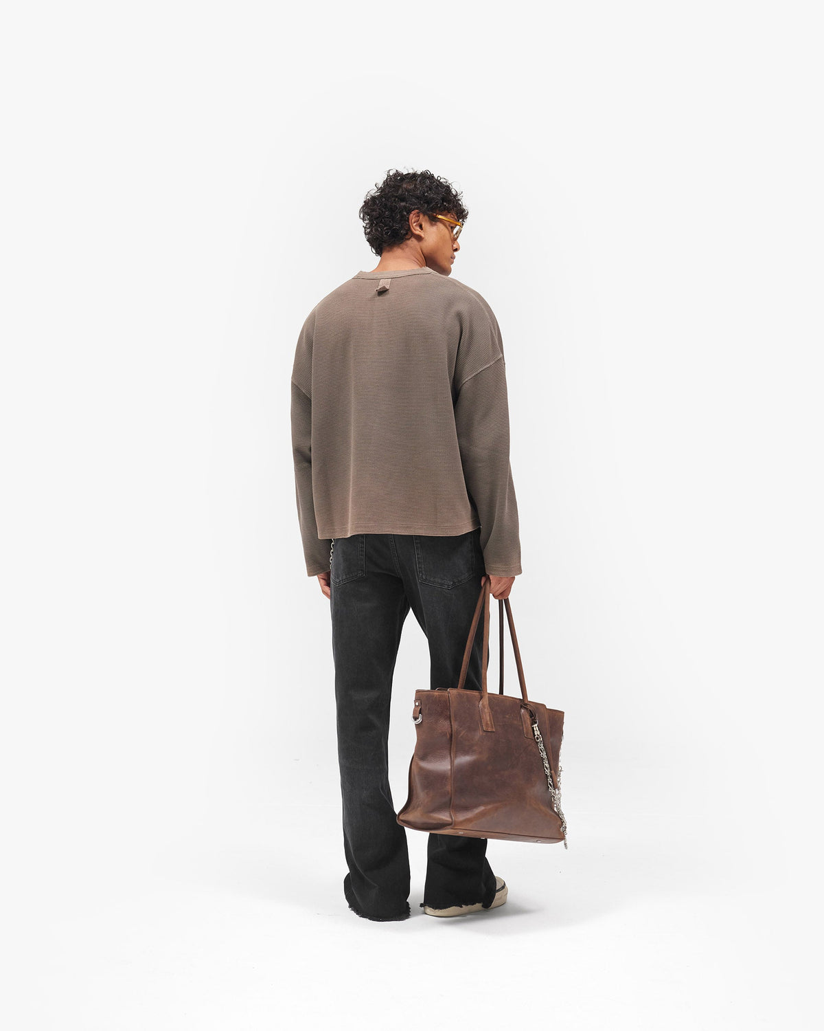 REPRESENT Heavyweight Henley Sweater - Vintage Falcon
