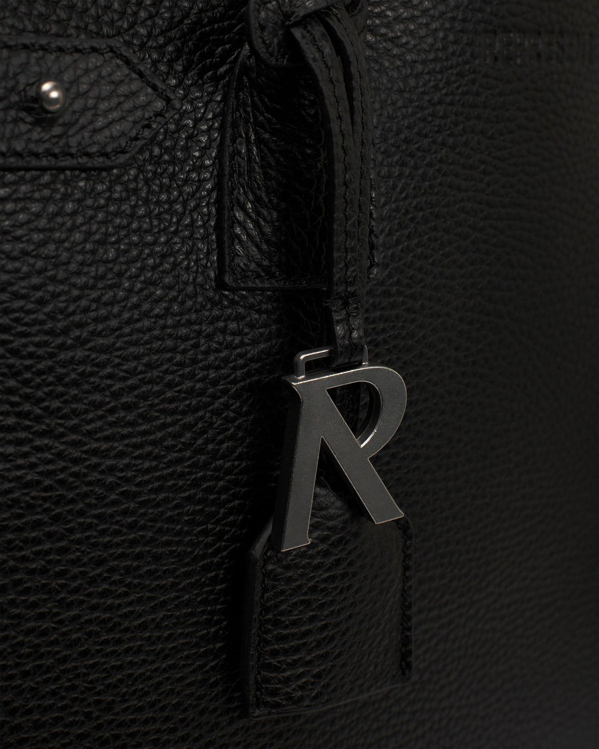 REPRESENT Leather Tote Bag - Textured Black