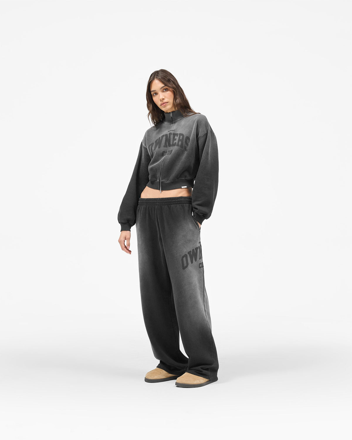 REPRESENT Represent Owners Club Jersey Track Jacket - Weathered Black