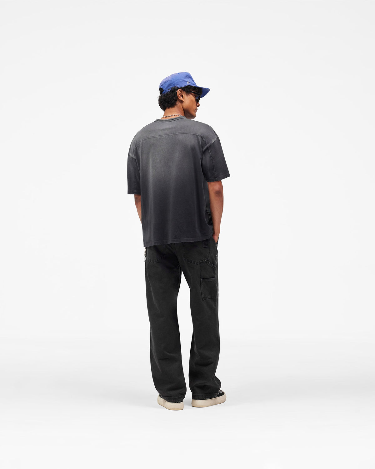 REPRESENT Los Angeles Dodgers x Represent T-Shirt - Stained Black