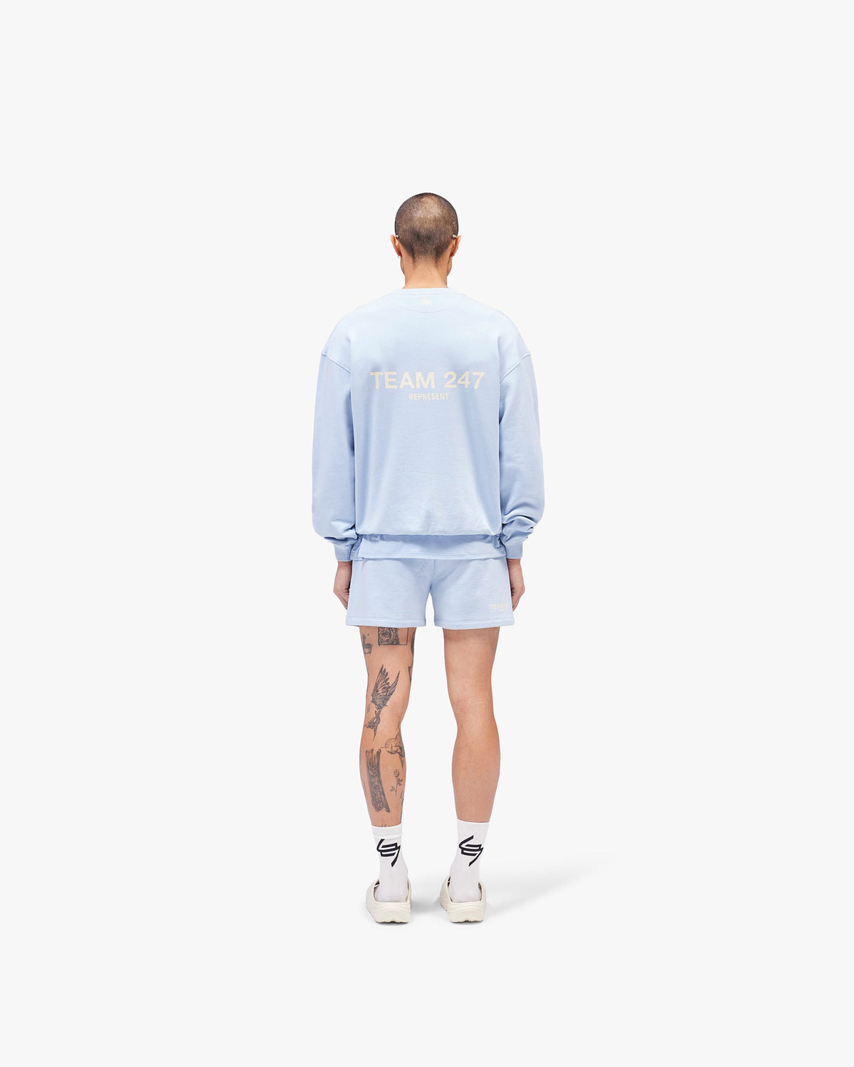 REPRESENT Team 247 Oversized Crew - Glacier