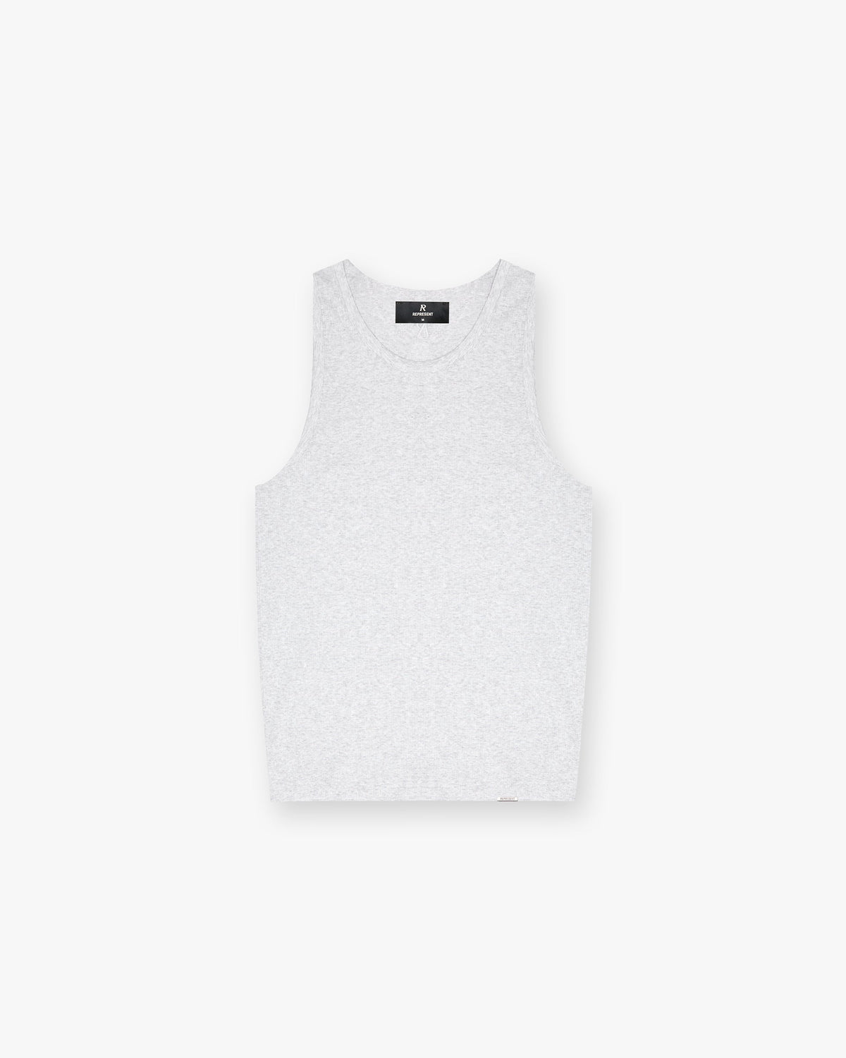 REPRESENT Initial Rib Vest - Ice Grey Marl