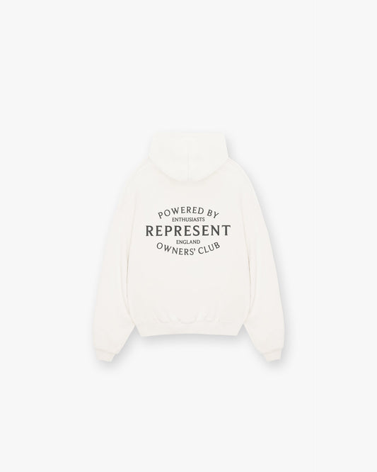 REPRESENT Represent Owners Club Stamp Hoodie - Flat White