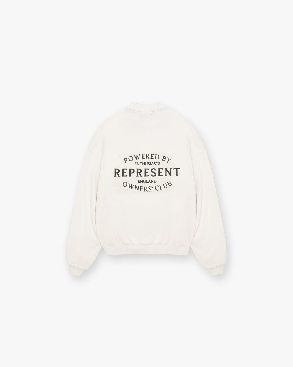 REPRESENT Represent Owners Club Stamp Sweater - Flat White