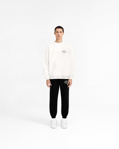REPRESENT Represent Owners Club Stamp Sweater - Flat White