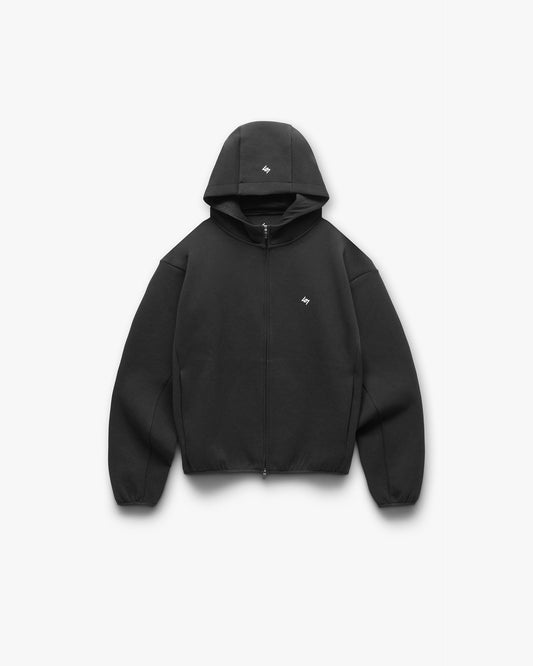 REPRESENT 247 Form Zip Hoodie - Jet Black