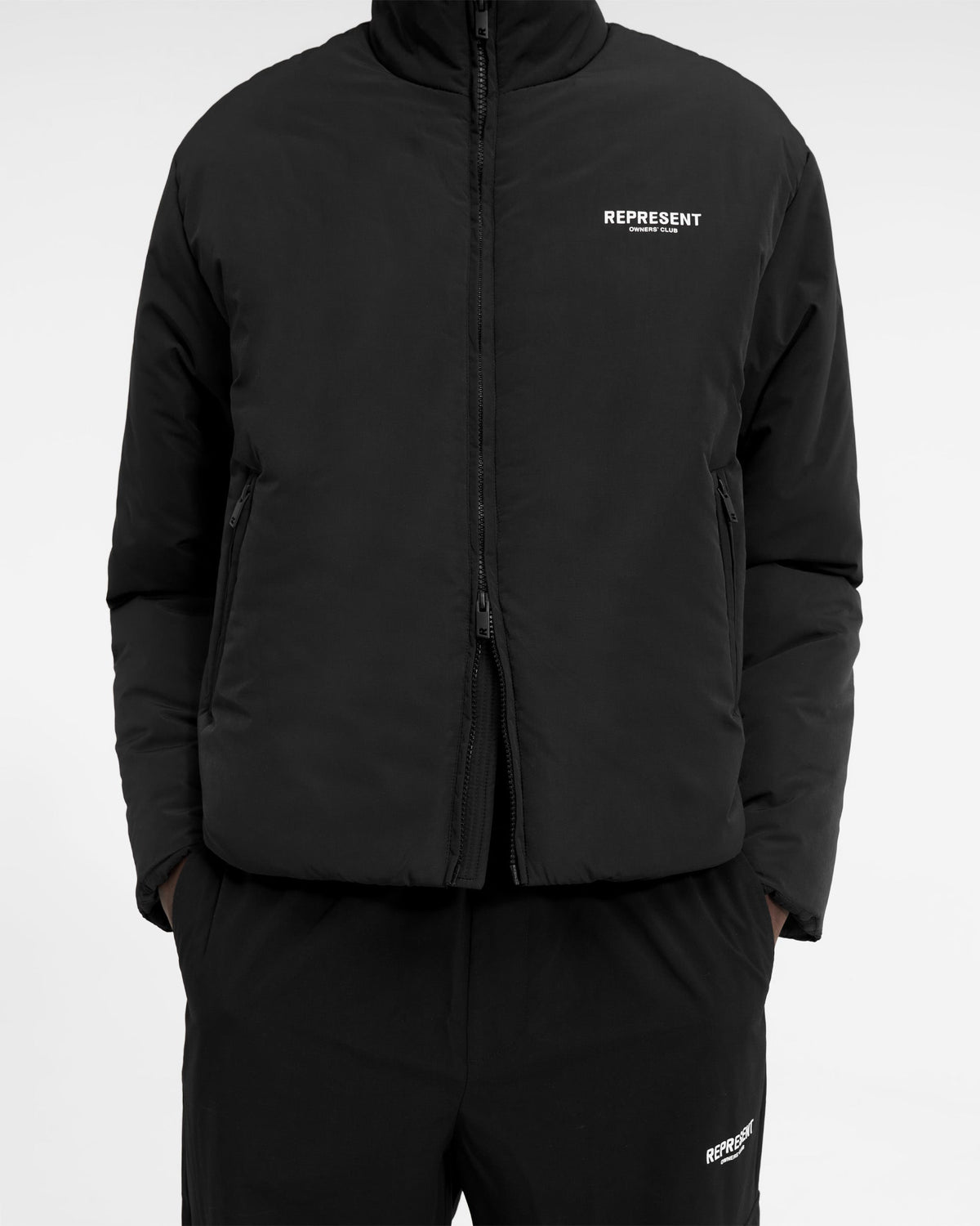 REPRESENT Represent Owners Club Wadded Jacket - Black