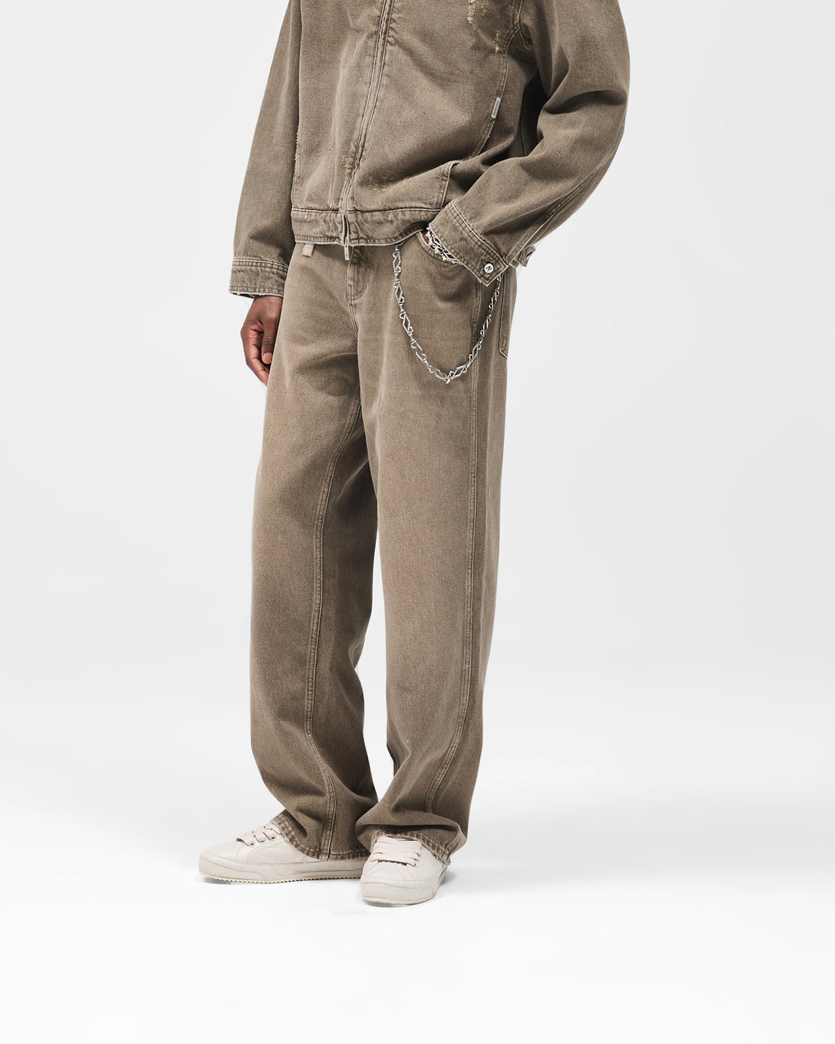 REPRESENT R3 Baggy Denim - Washed Olive