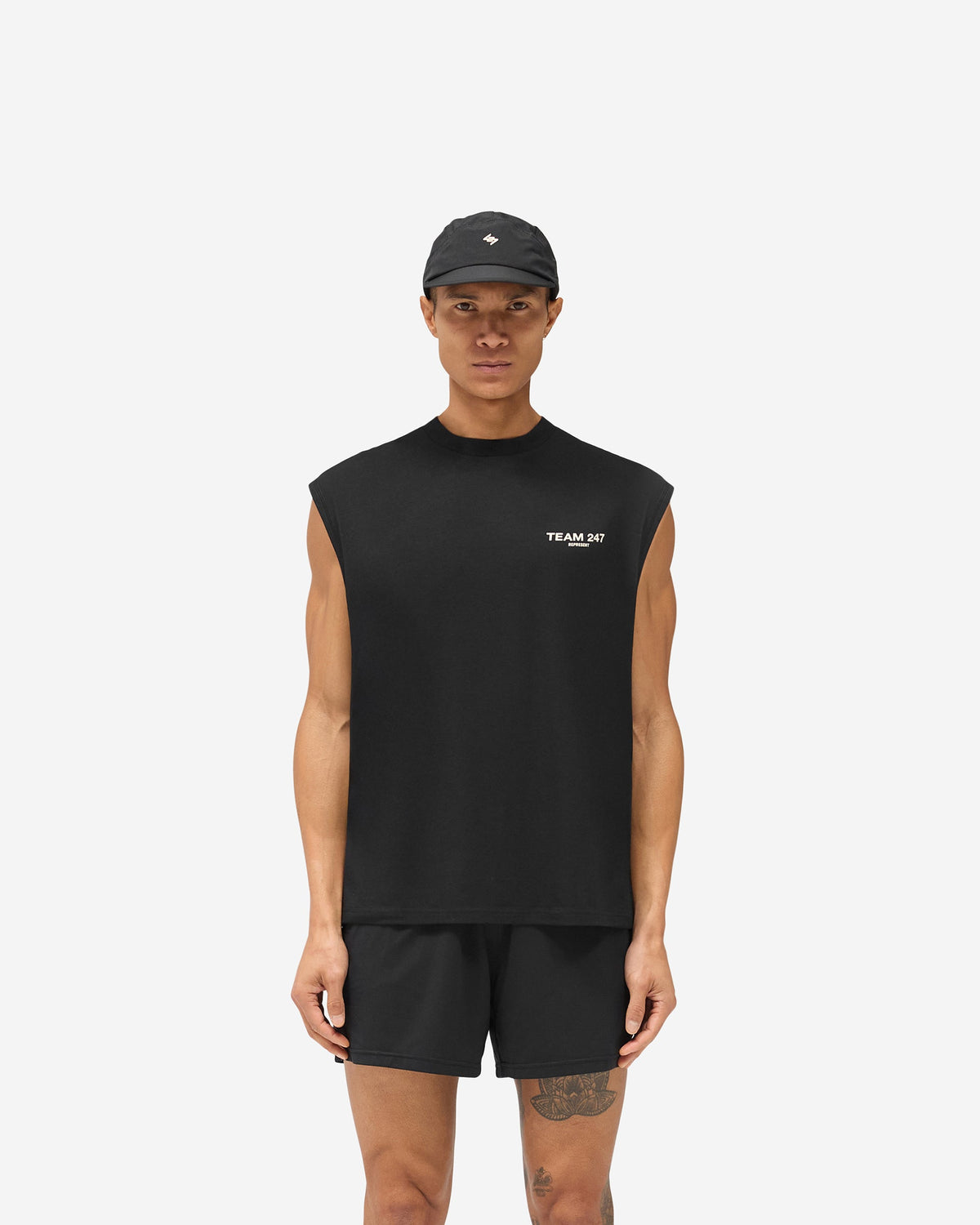 REPRESENT Team 247 Oversized Tank - Jet Black