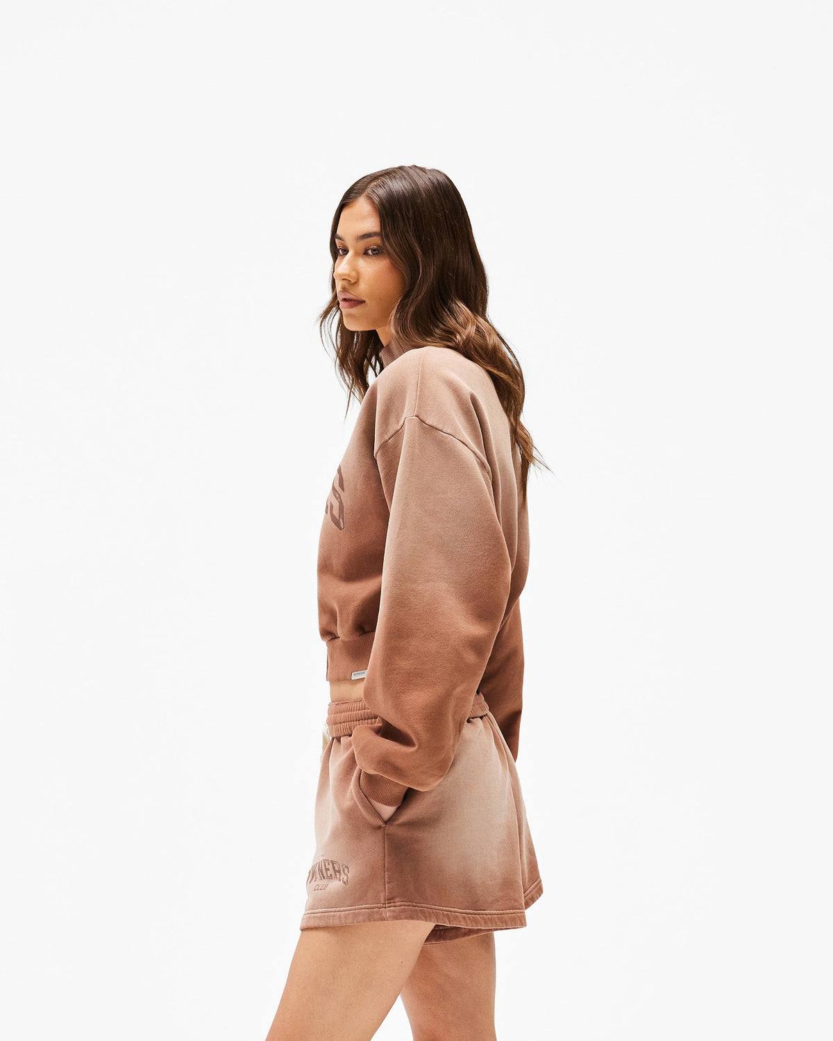 REPRESENT Represent Owners Club Zip Funnel Neck - Sienna