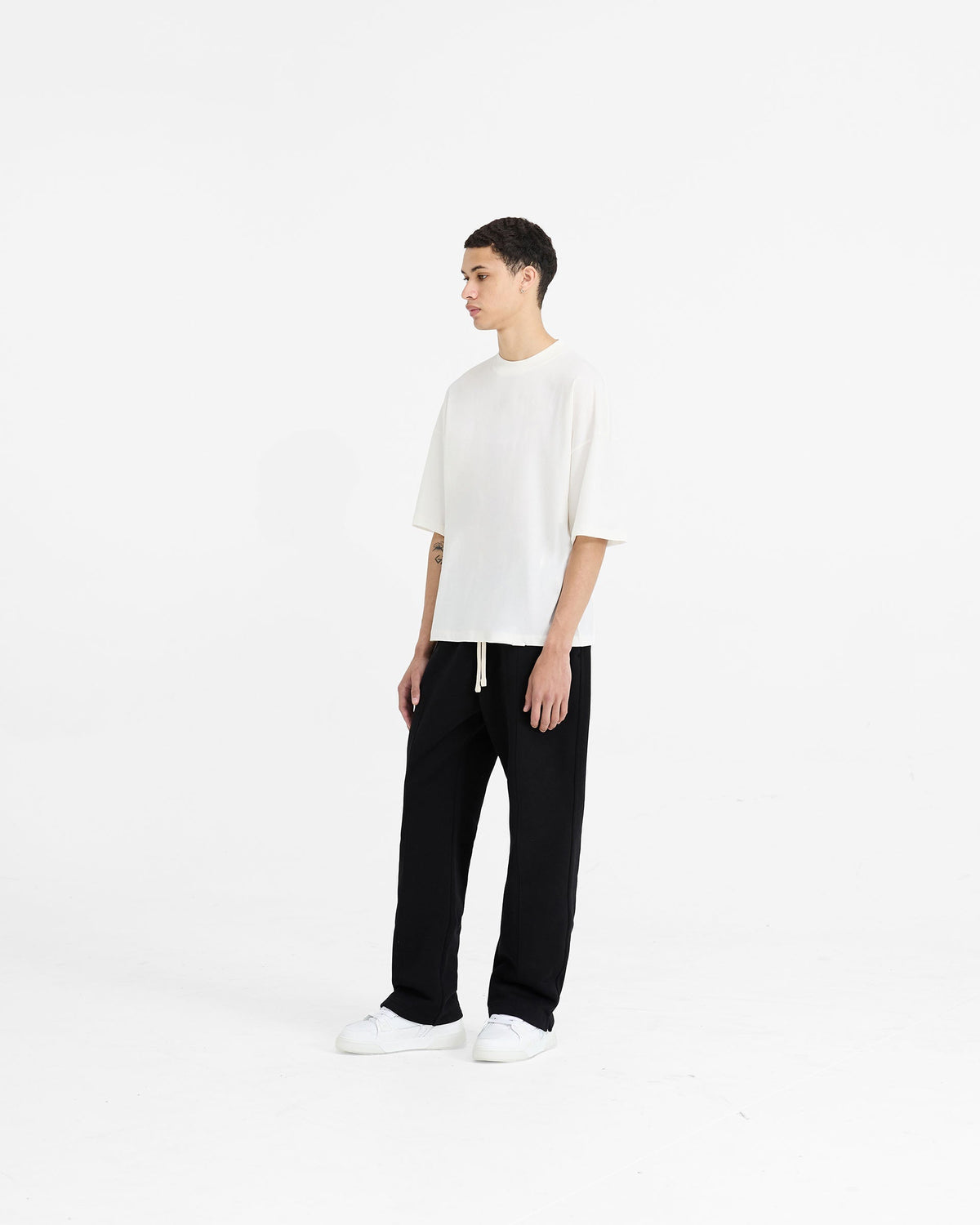 REPRESENT Initial Straight Leg Sweatpants - Jet Black