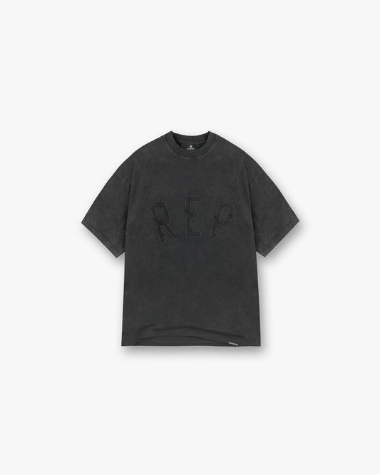 REPRESENT Rep Applique T-Shirt - Vintage Black