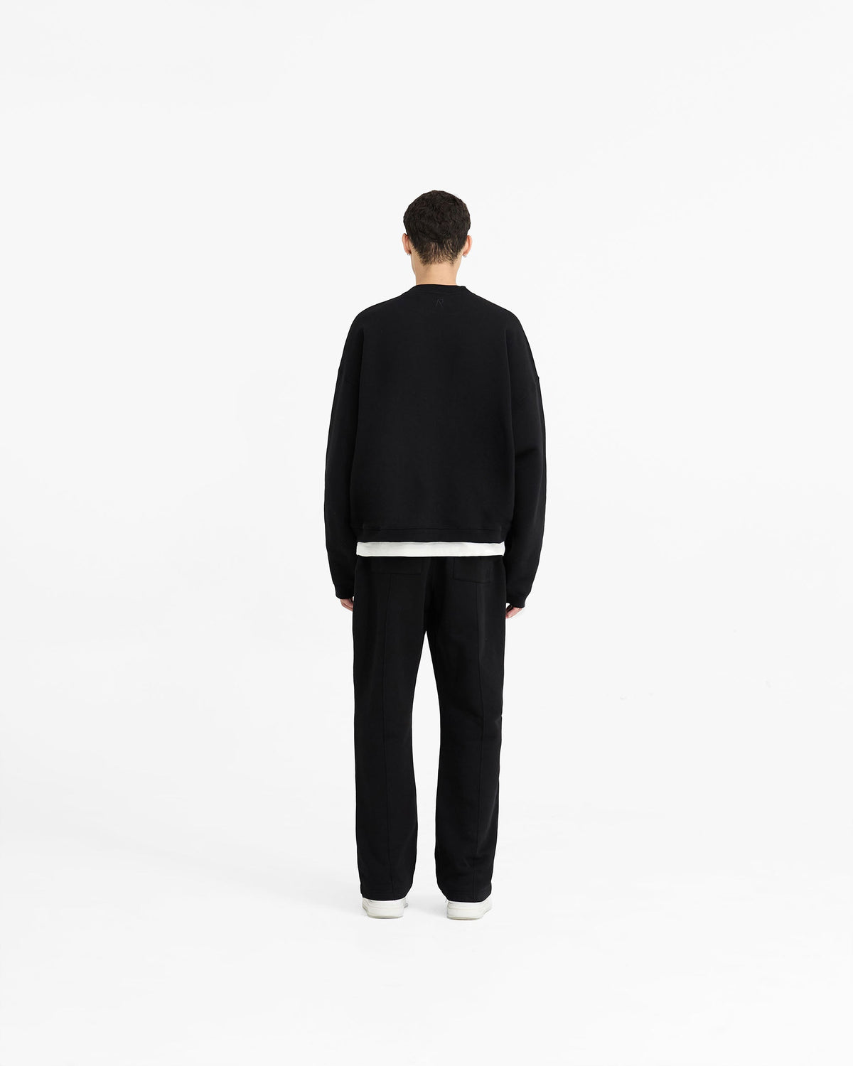 REPRESENT Initial Boxy Sweater - Jet Black