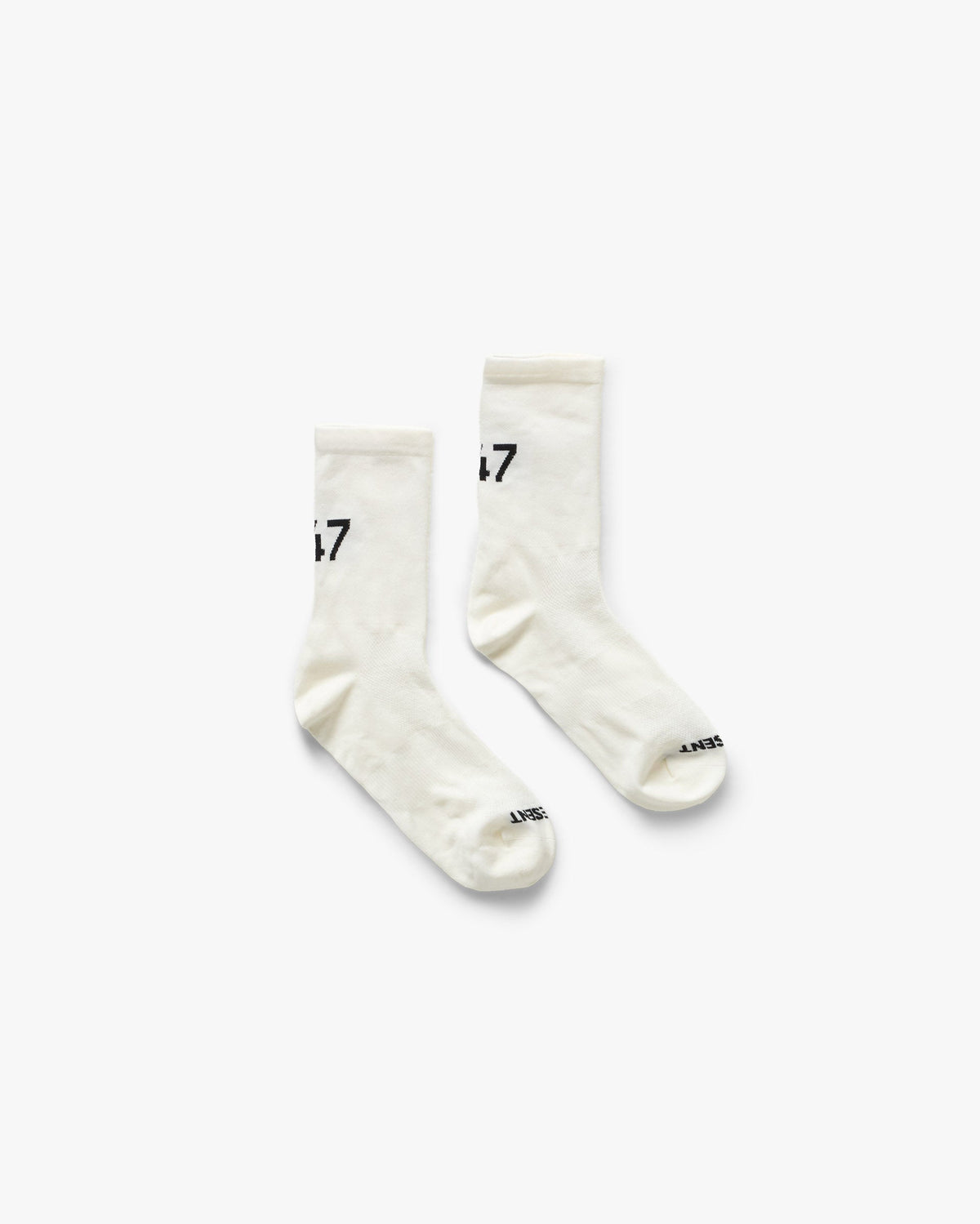 REPRESENT 247 Numbers Socks - Flat White