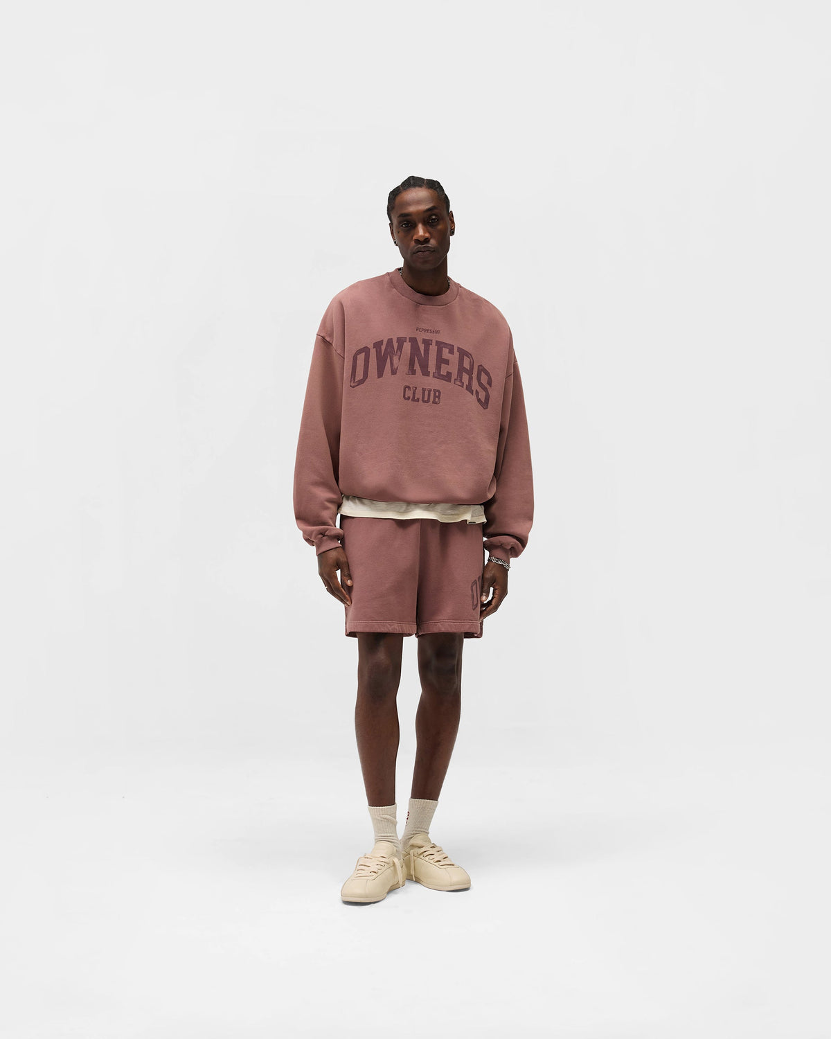 REPRESENT Represent Owners Club Sweater - Smoked Rose