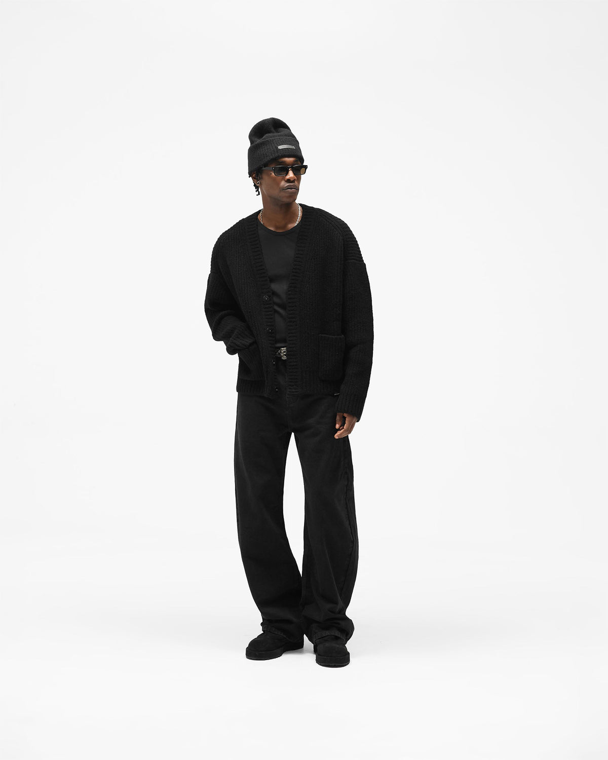 REPRESENT R5 Curve Jean - Jet Black