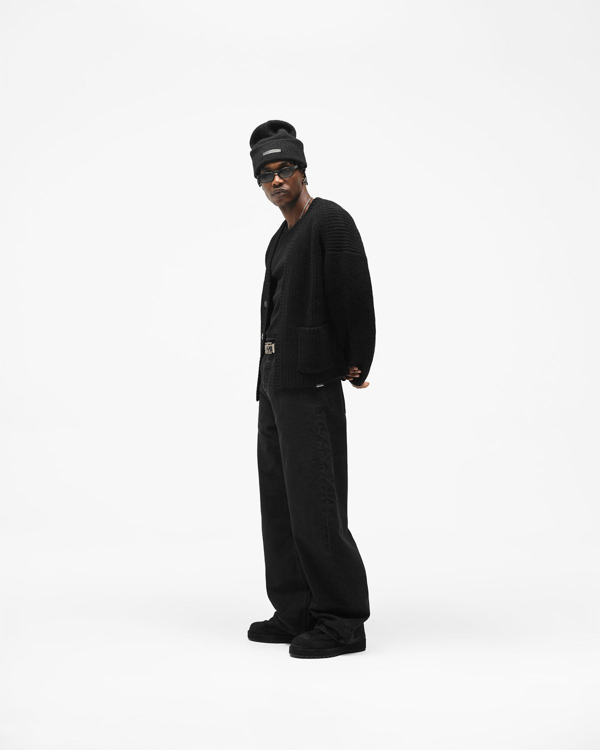 REPRESENT R5 Curve Jean - Jet Black