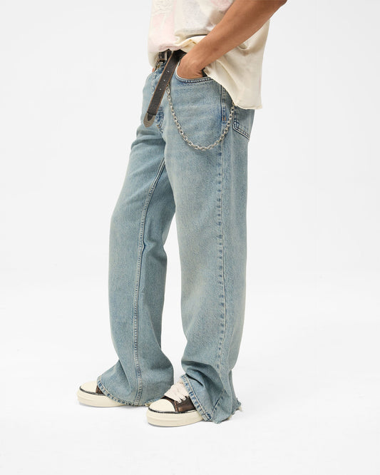 REPRESENT R6 Flare Denim - Astro Blue