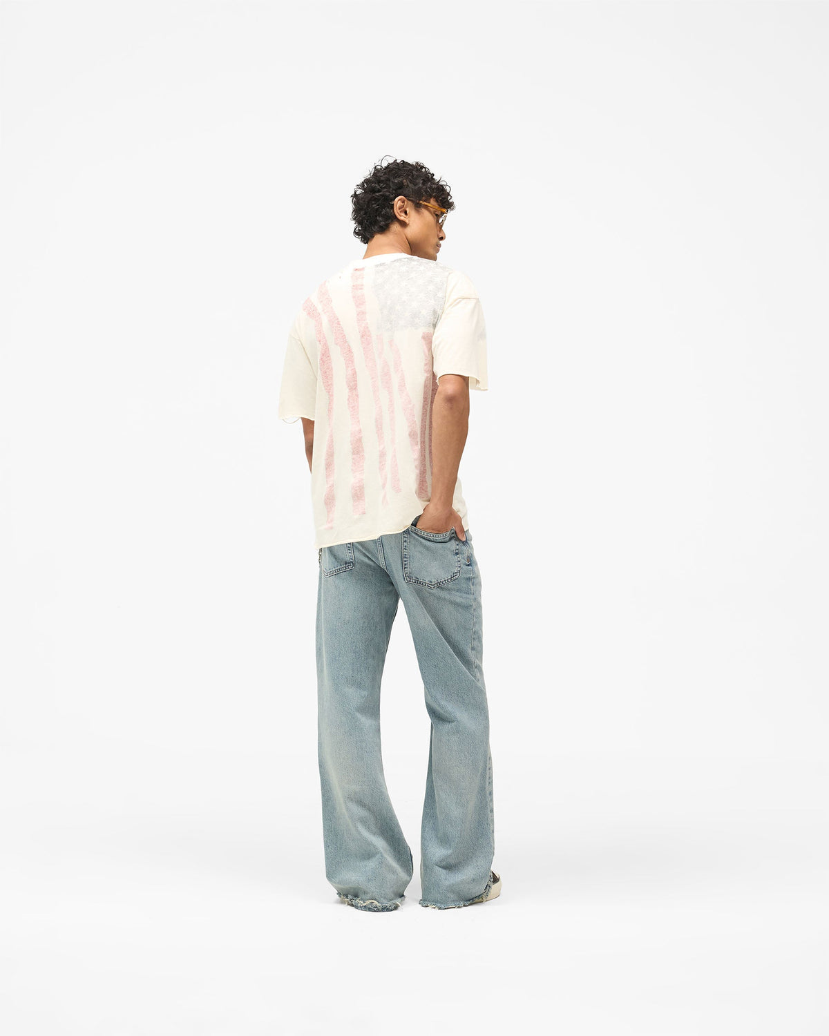 REPRESENT R6 Flare Denim - Astro Blue
